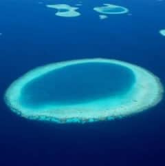coral atolls in the Indo-Pacific region